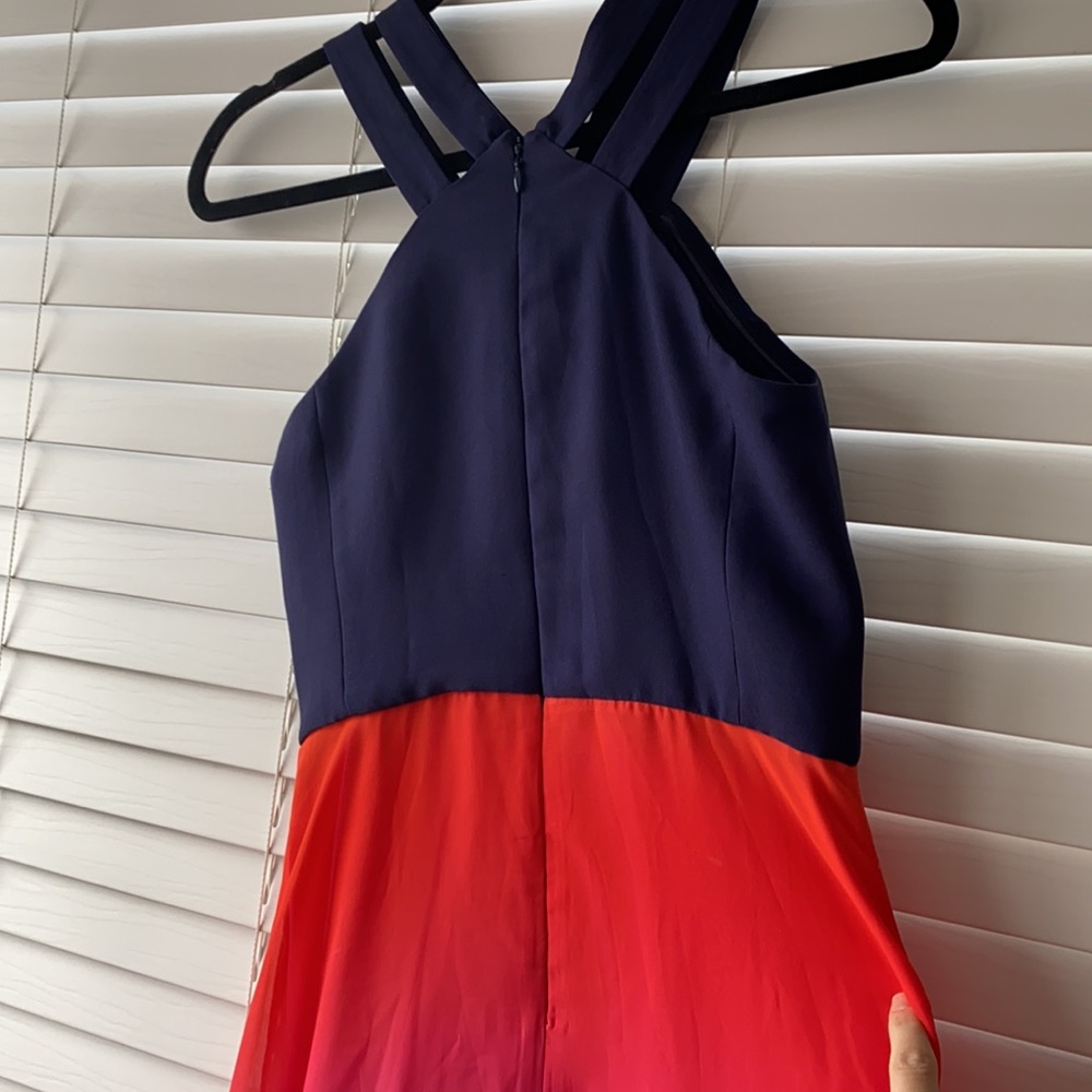 Cynthia Steffe Sara Ombré Halter Maxi Dress Size 2 - Picture 10 of 16